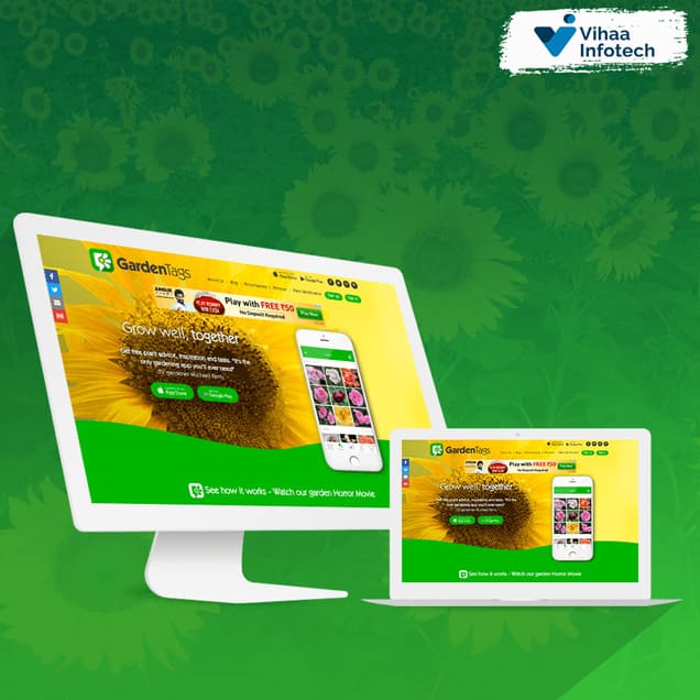 Gargen Technology And Flower Lover Website